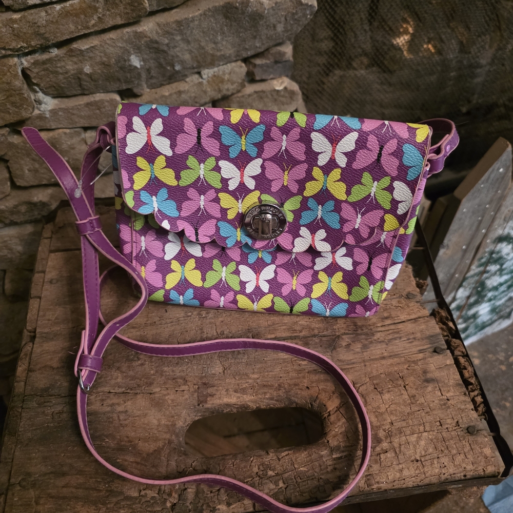Vera Bradley Multicolor Butterfly Crossbody Bag